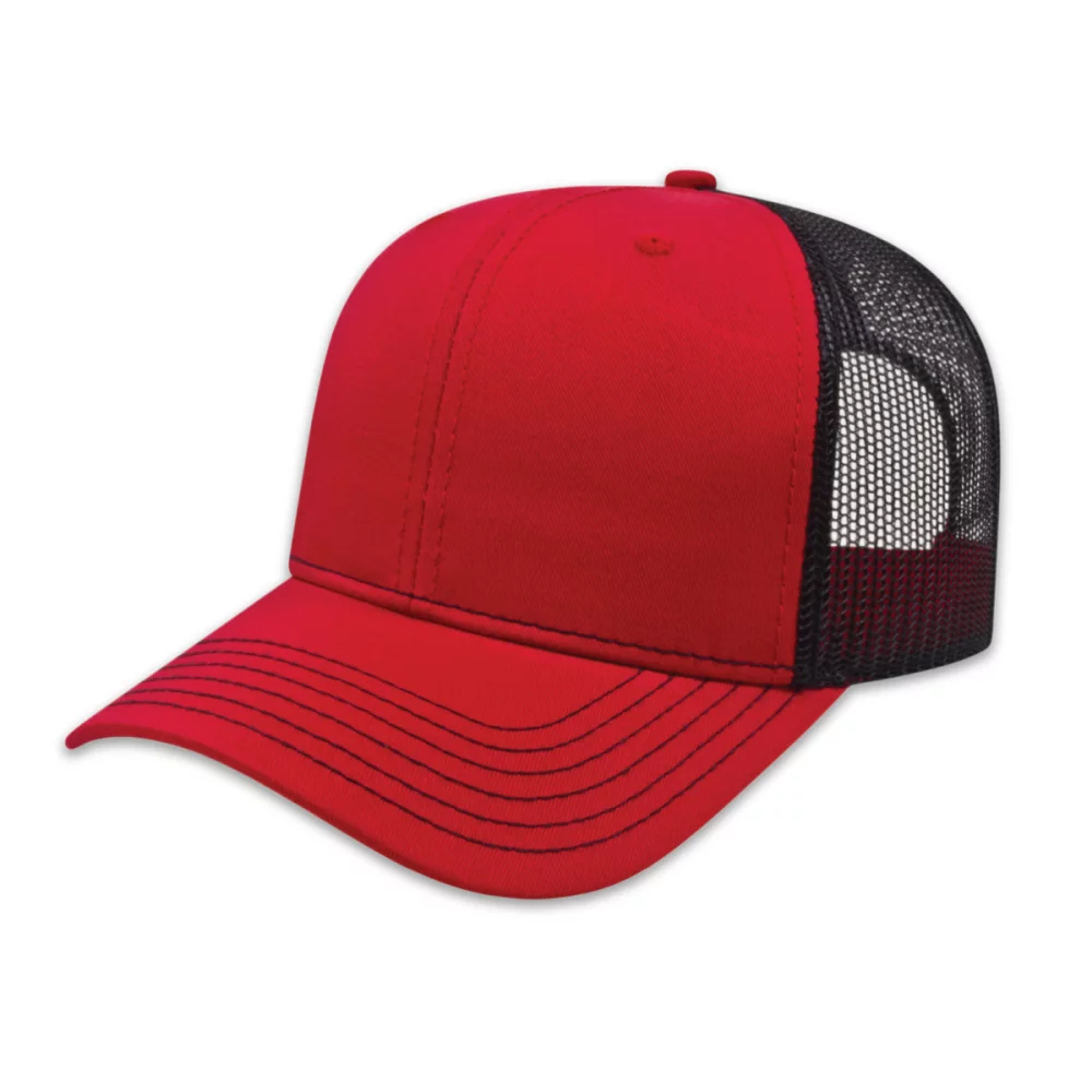 Casquette à visière plate modifiée avec dos en filet