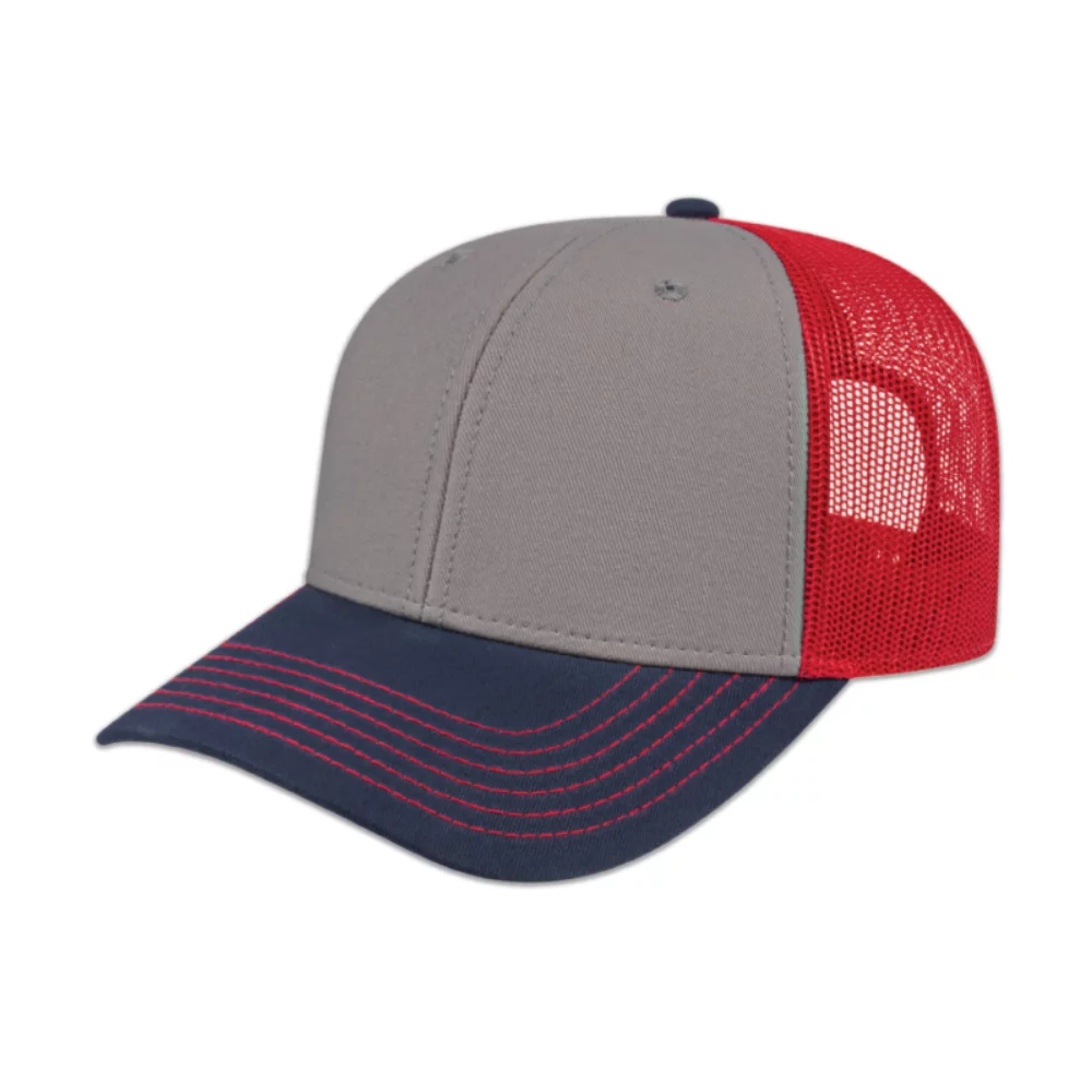 Modified Flat Bill w/Mesh Back Cap