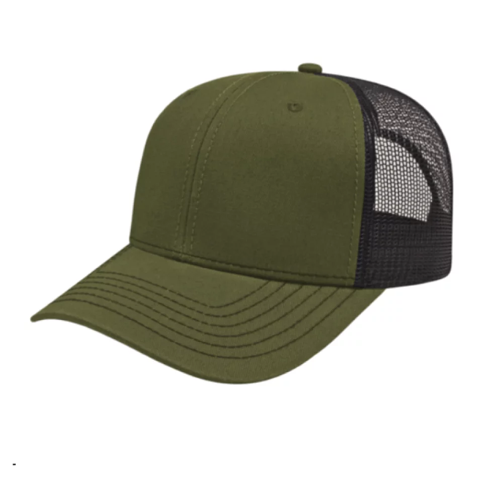 Casquette à visière plate modifiée avec dos en filet