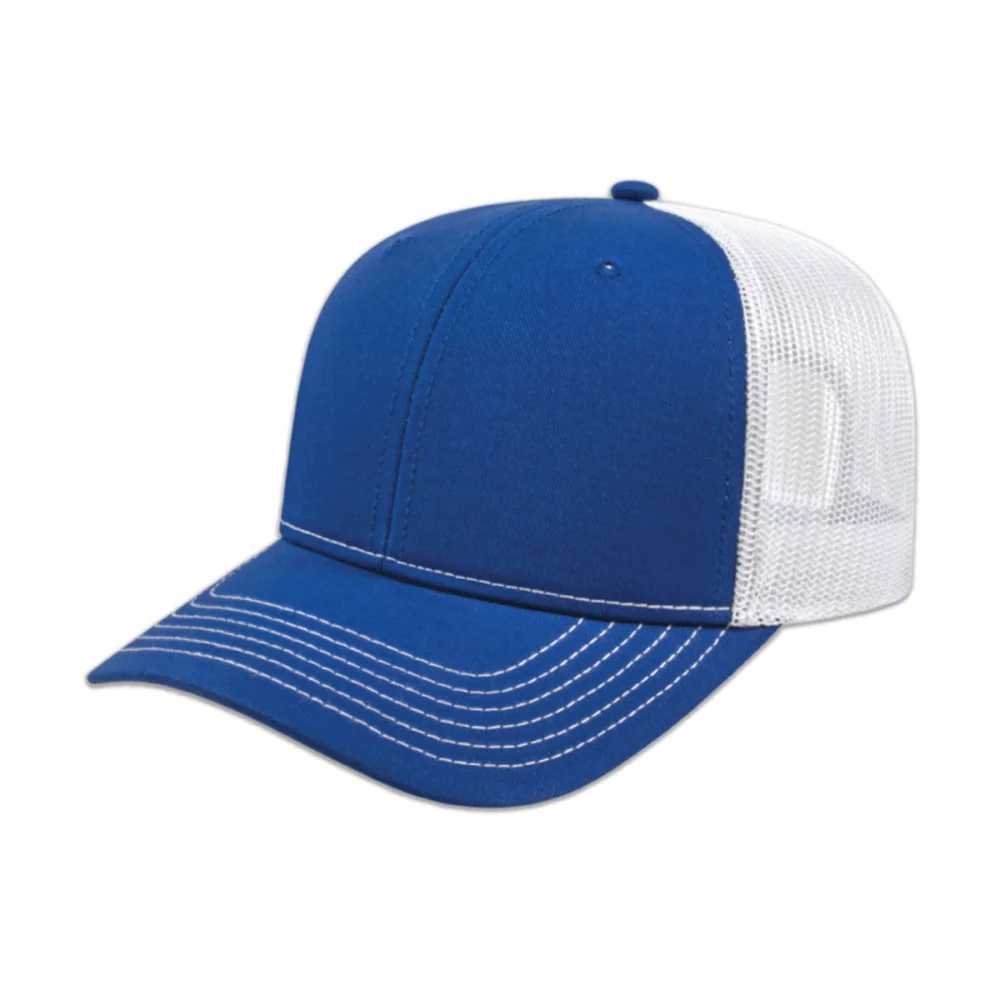 Casquette à visière plate modifiée avec dos en filet