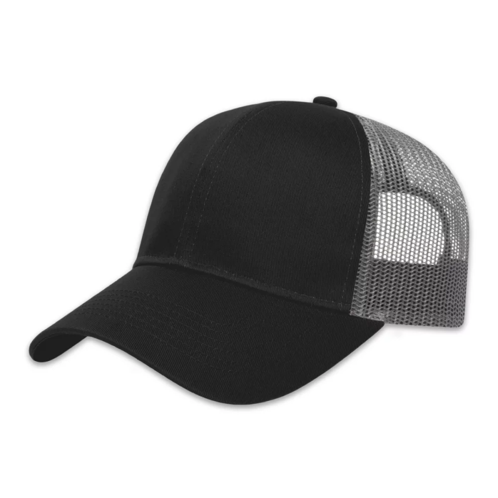 Casquette à dos en maille bicolore