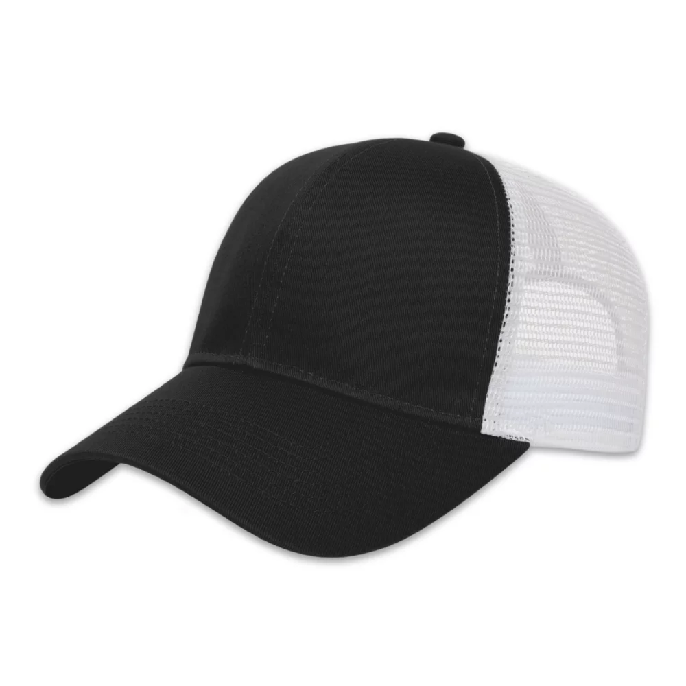 Casquette à dos en maille bicolore