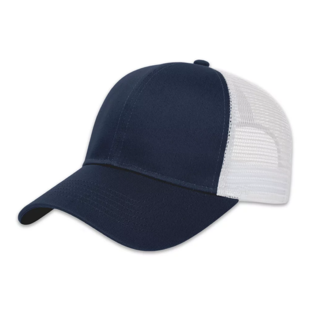 Casquette à dos en maille bicolore