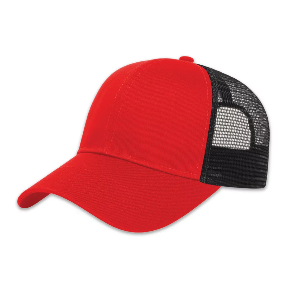 Casquette à dos en maille bicolore