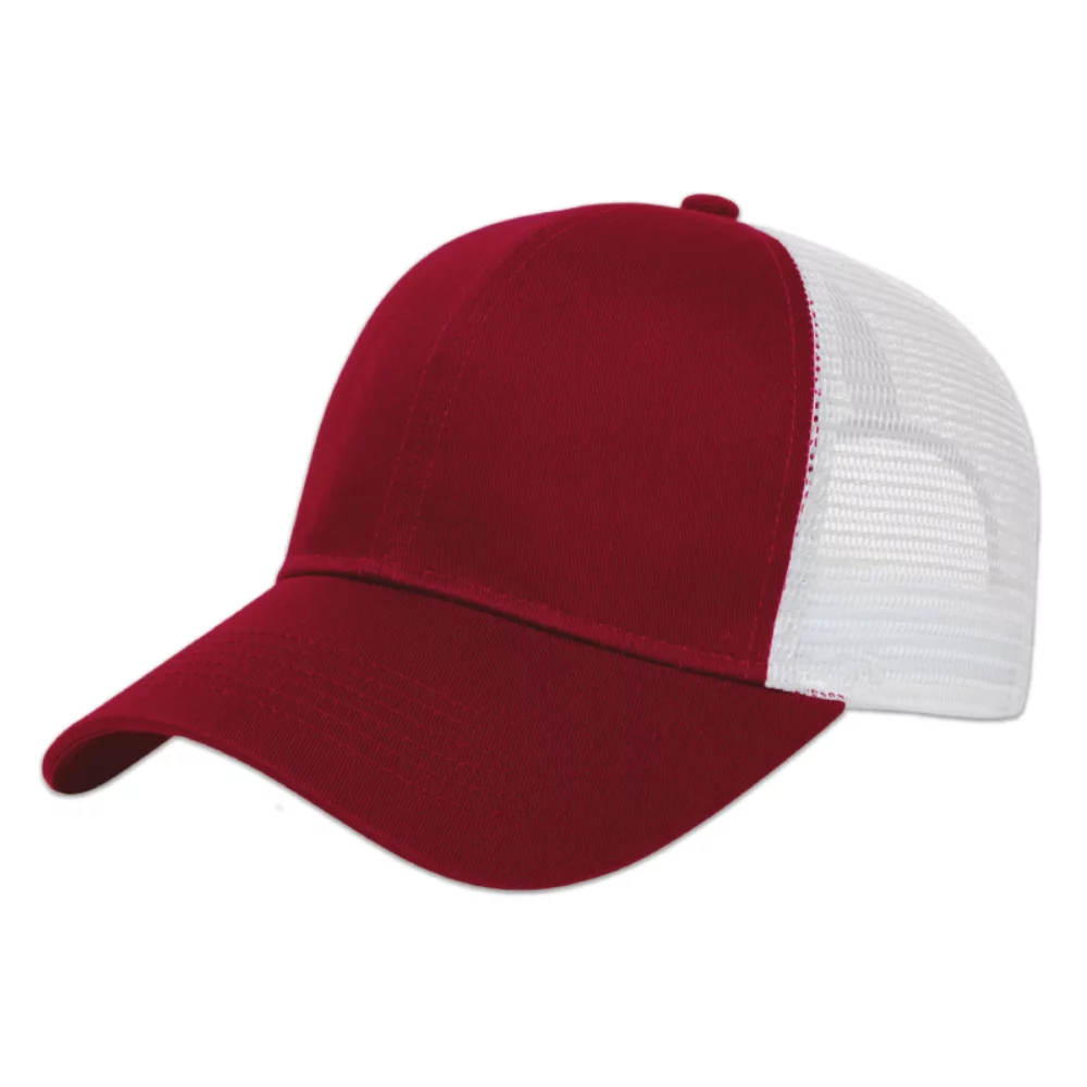 Casquette à dos en maille bicolore