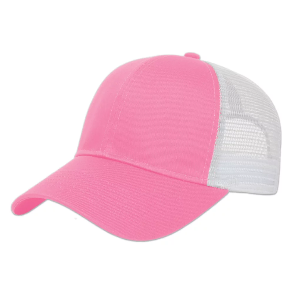 Casquette à dos en maille bicolore