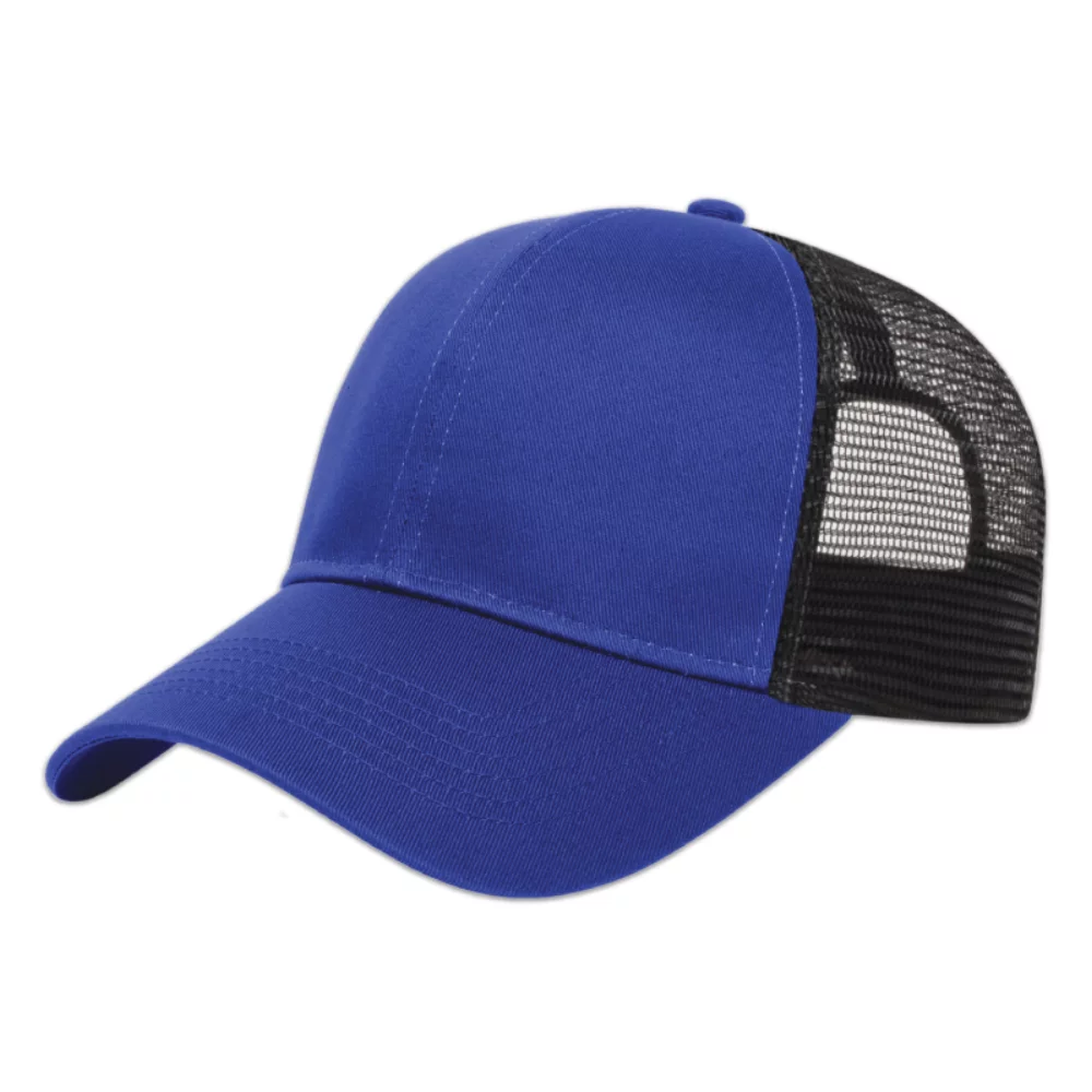 Casquette à dos en maille bicolore