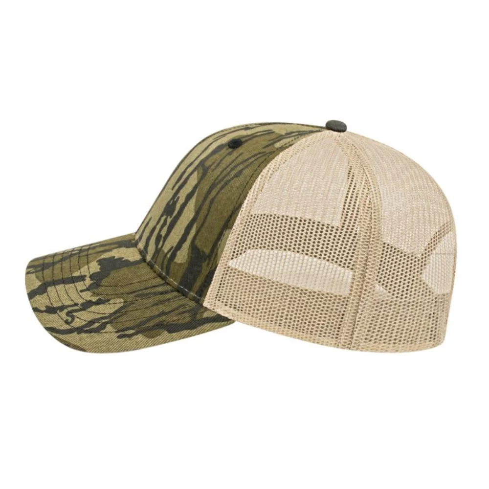 Casquette camouflage à dos en maille unie