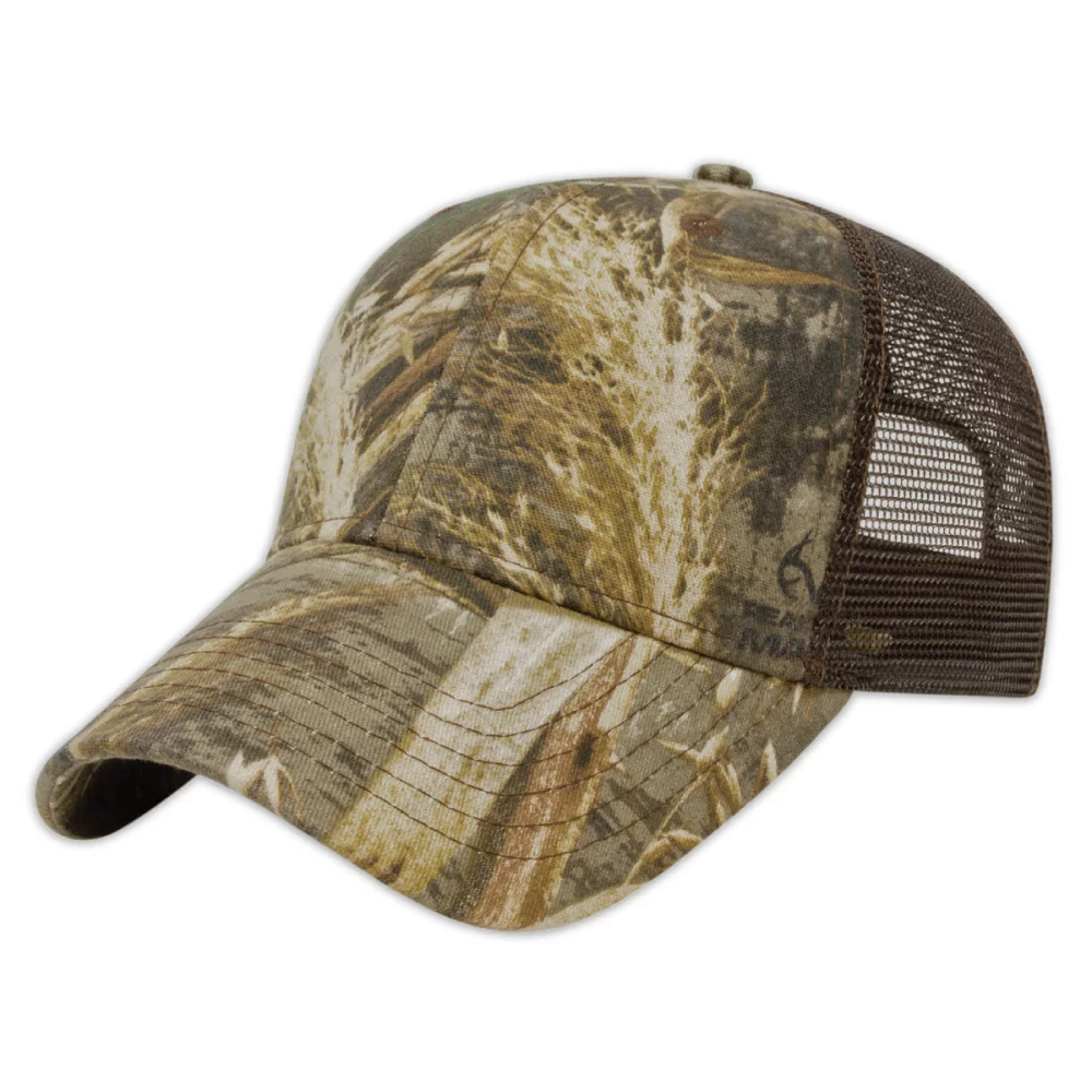 Casquette camouflage à dos en maille unie