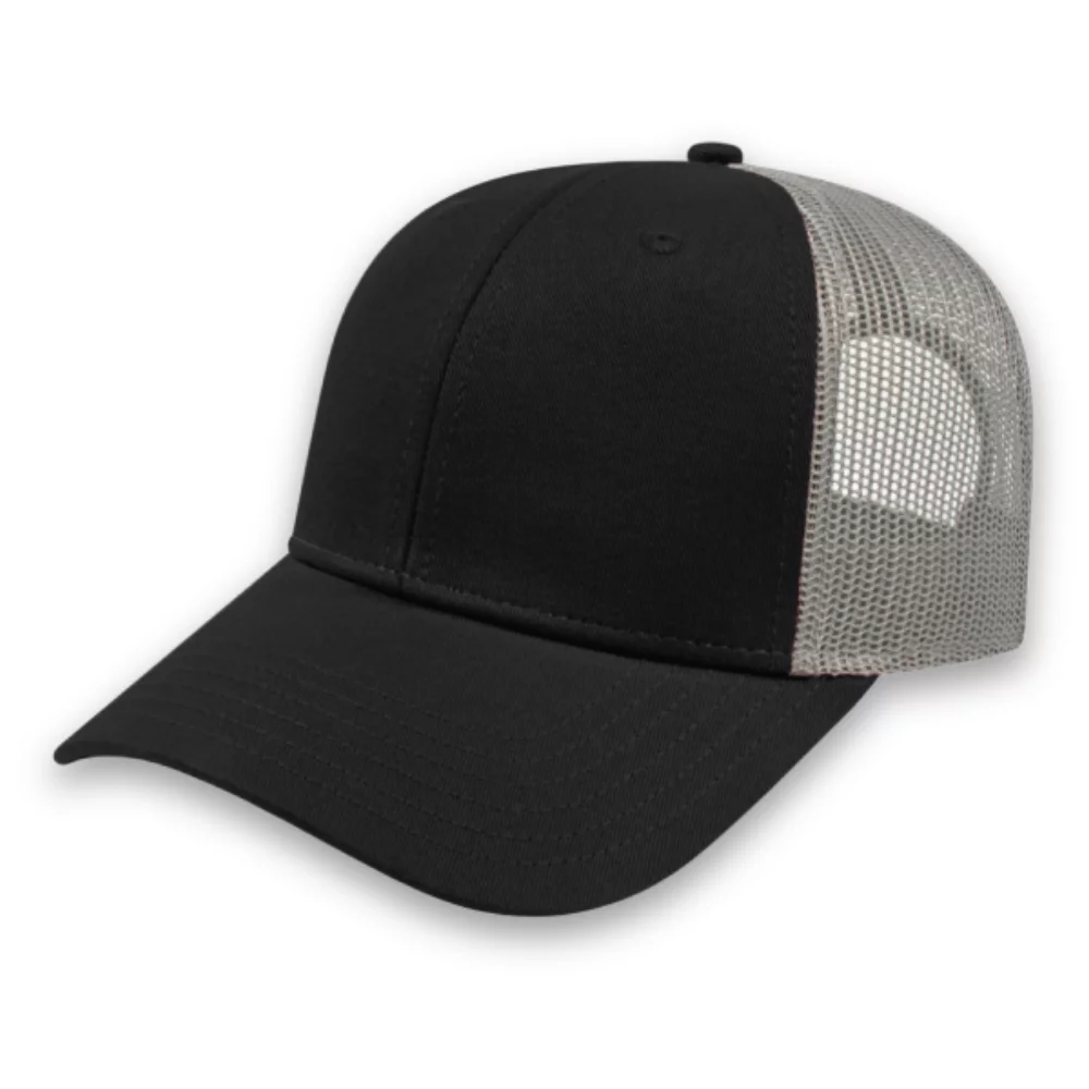 Casquette de camionneur à profil bas avec visière plate modifiée