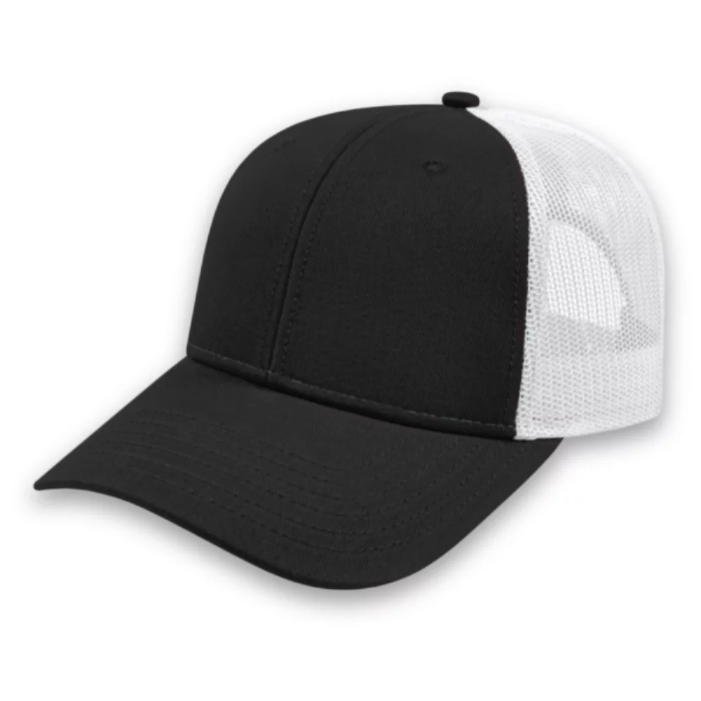 Casquette de camionneur à profil bas avec visière plate modifiée