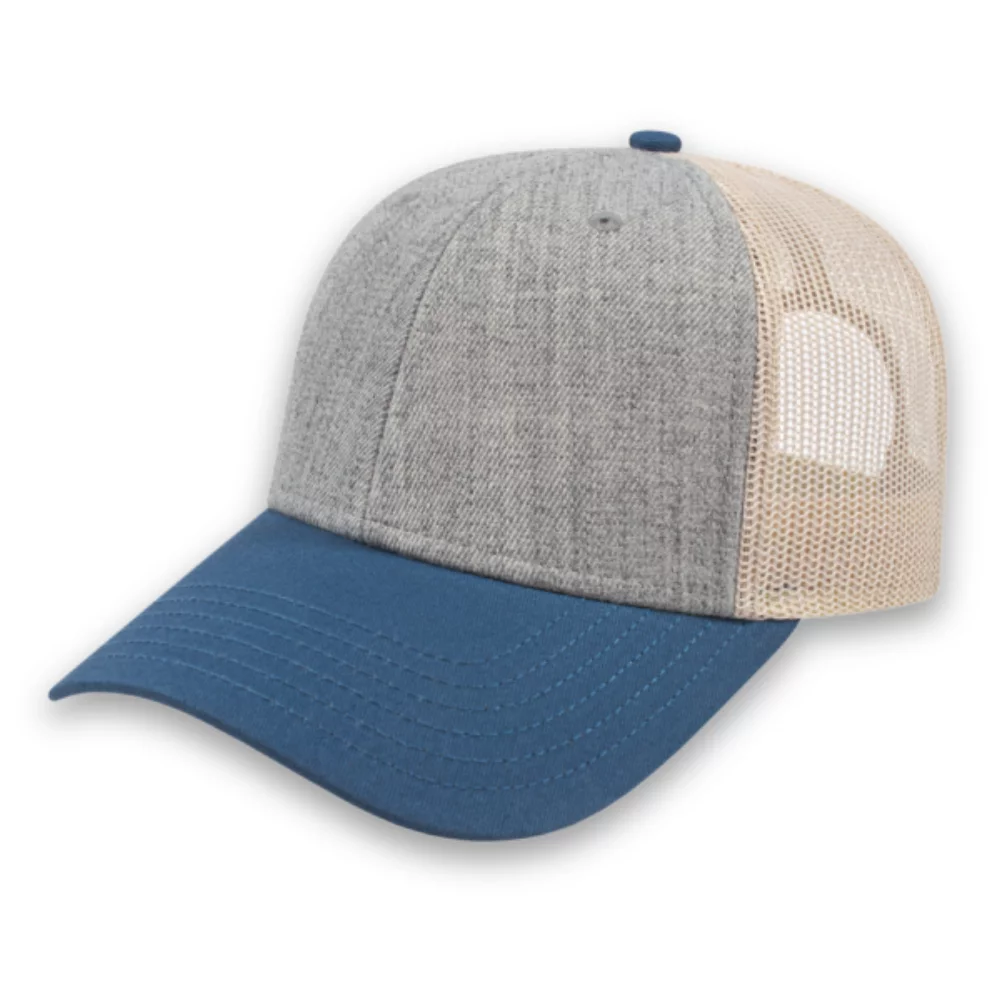Casquette de camionneur à profil bas avec visière plate modifiée
