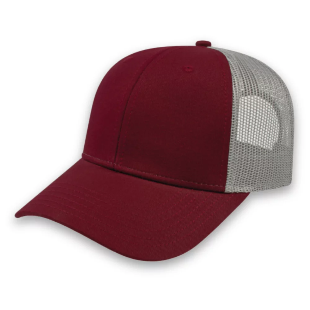 Casquette de camionneur à profil bas avec visière plate modifiée