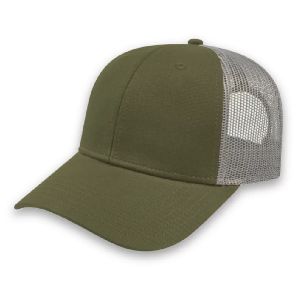Casquette de camionneur à profil bas avec visière plate modifiée