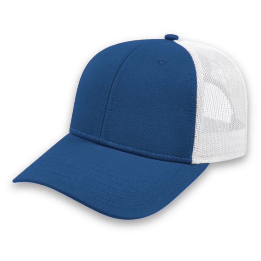 Low Profile Trucker w/Modified Flat Bill Cap