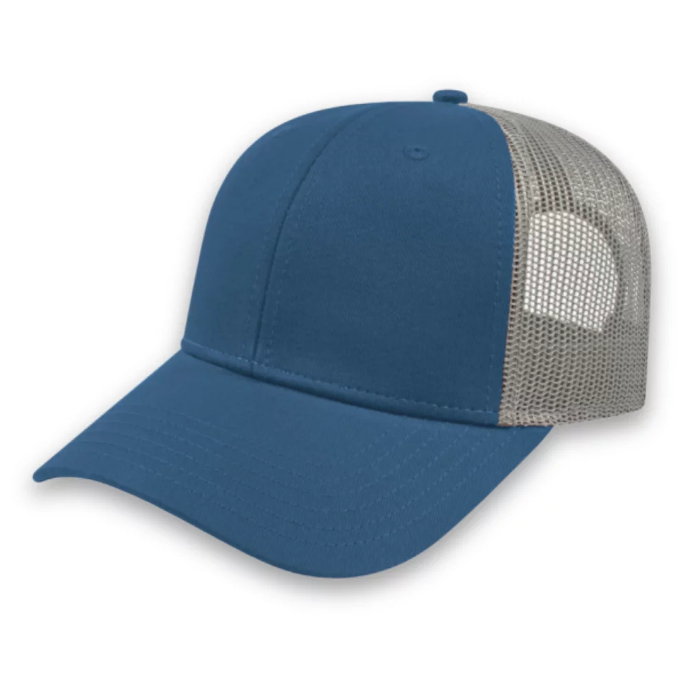 Low Profile Trucker w/Modified Flat Bill Cap