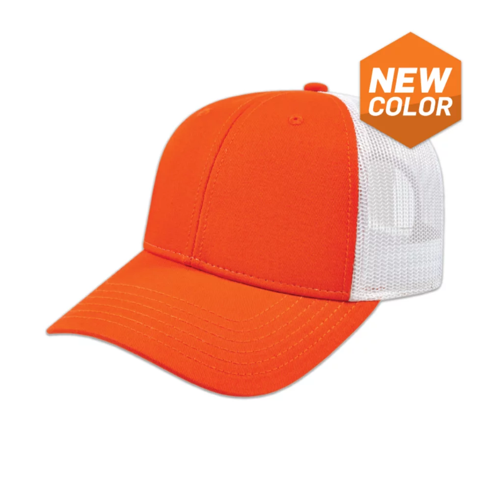 Casquette de camionneur à profil bas avec visière plate modifiée