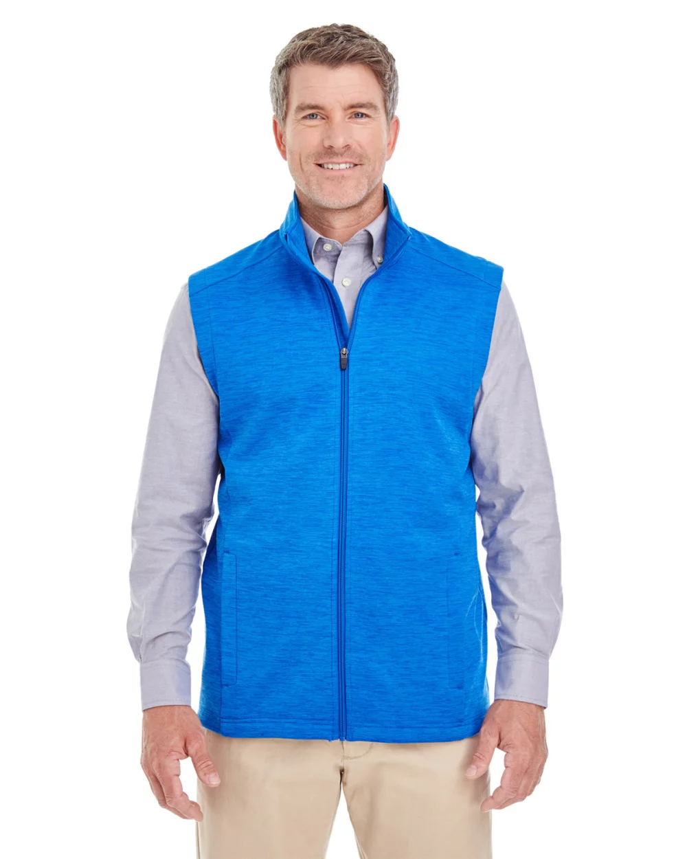 DEVON AND JONES Men's Newbury M?lange?Fleece Vest