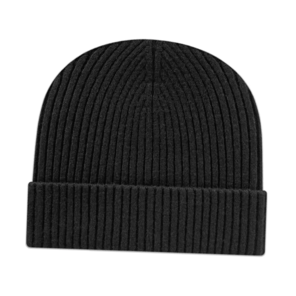 Bonnet tricoté à revers de qualité premium