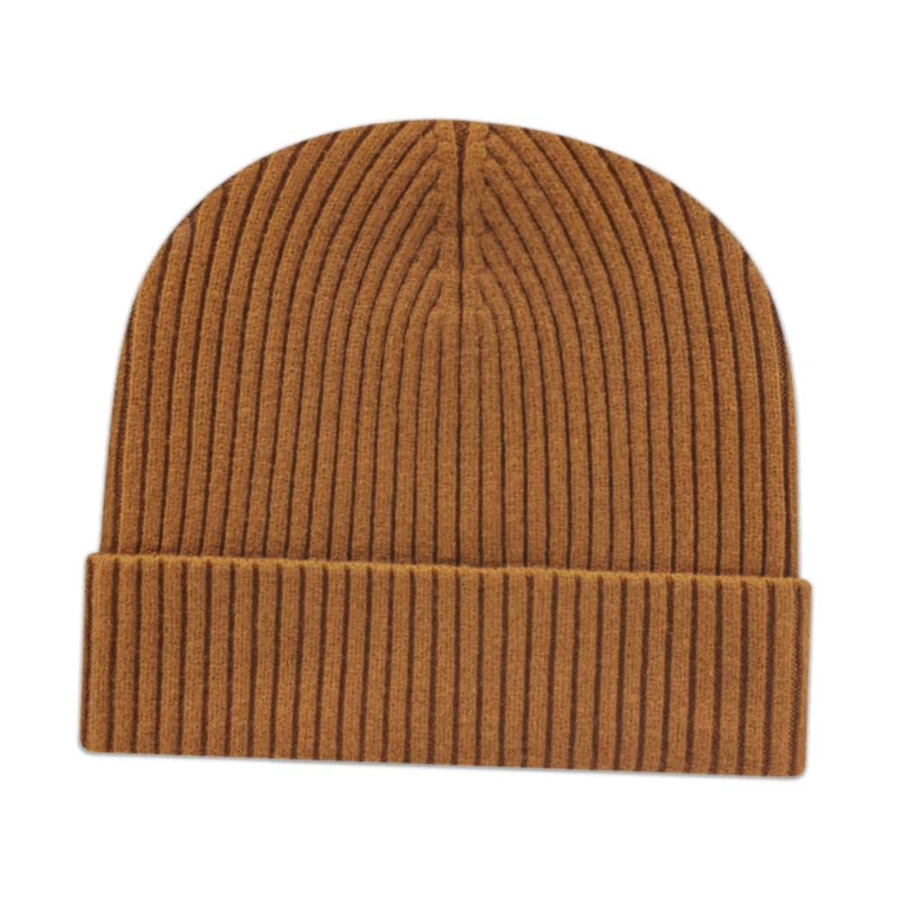 Bonnet tricoté à revers de qualité premium