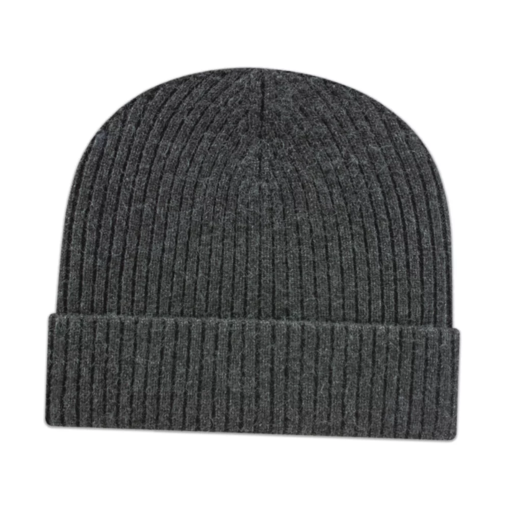 Bonnet tricoté à revers de qualité premium