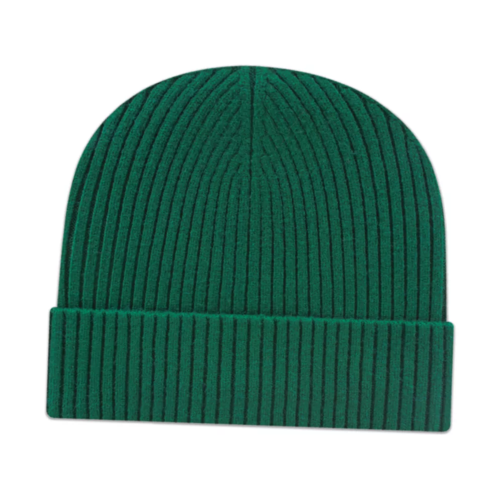 Bonnet tricoté à revers de qualité premium