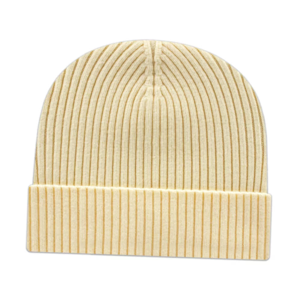 Bonnet tricoté à revers de qualité premium