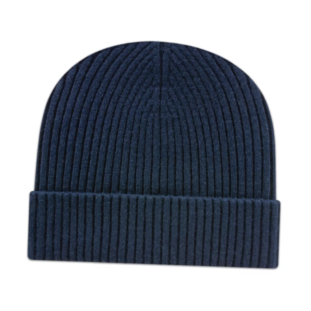 Bonnet tricoté à revers de qualité premium