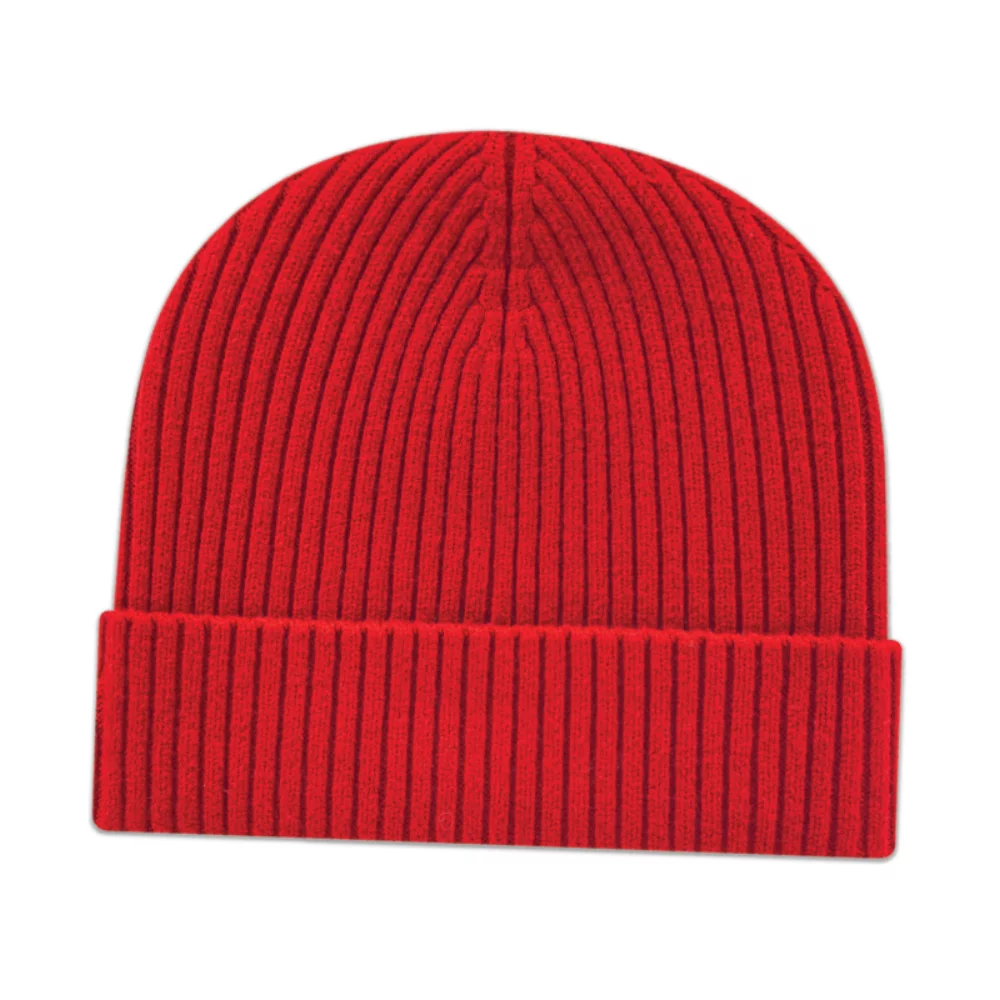 Bonnet tricoté à revers de qualité premium