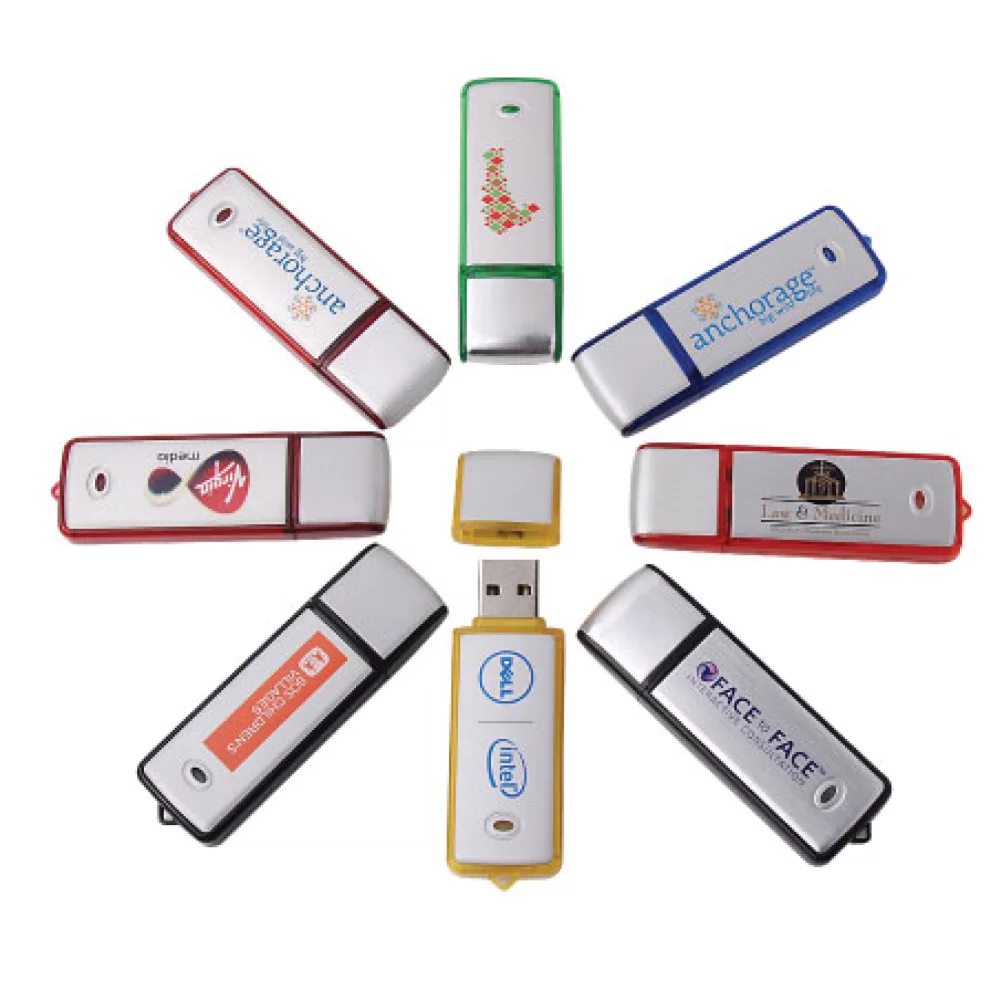 Plastic and Aluminum USB Keyz w/Removable Cap