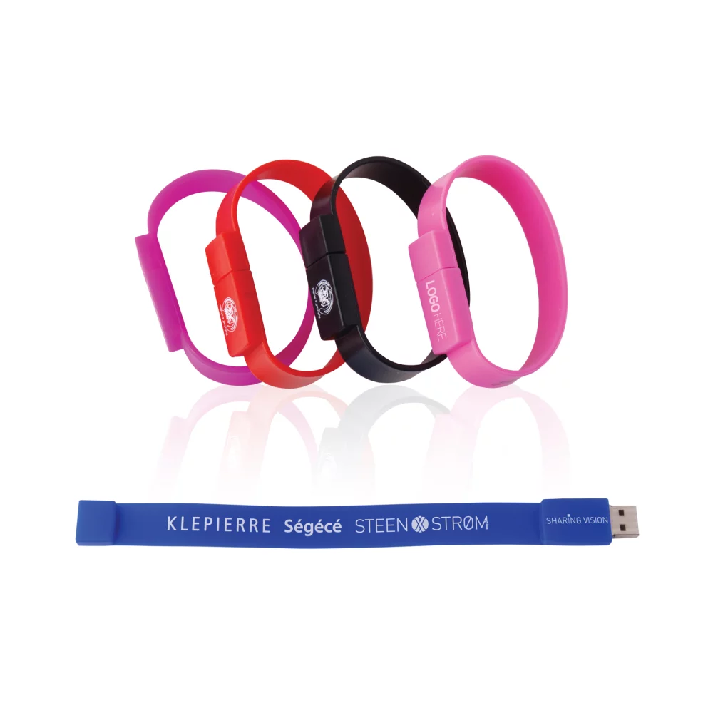 Bracelet en silicone clé USB Flash
