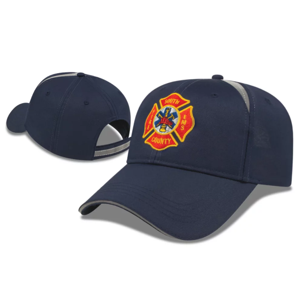 Casquette avec inserts réfléchissants