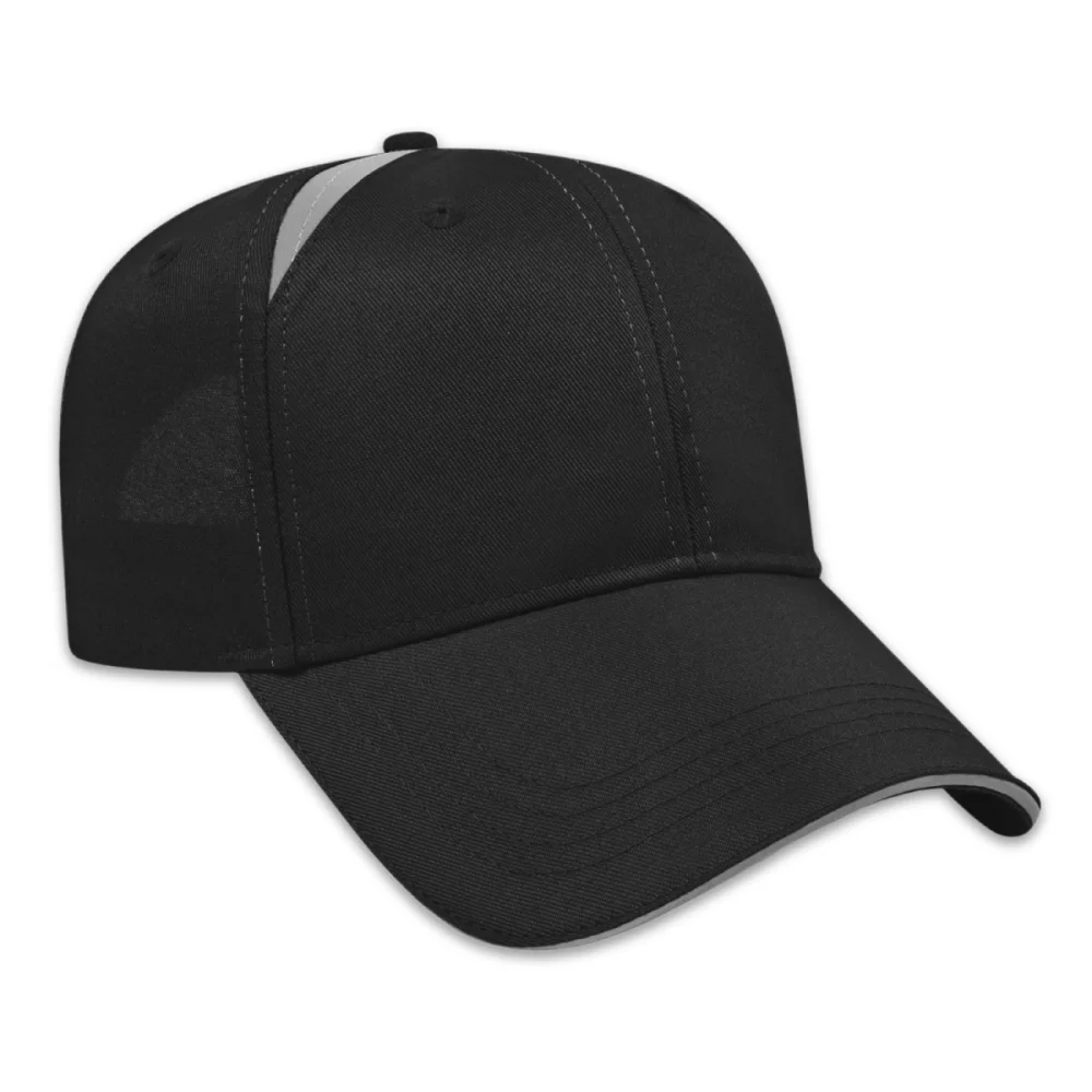 Casquette avec inserts réfléchissants