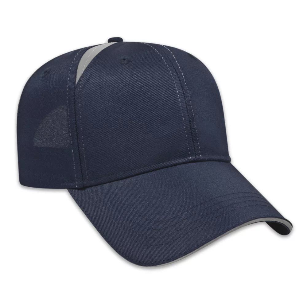 Casquette avec inserts réfléchissants