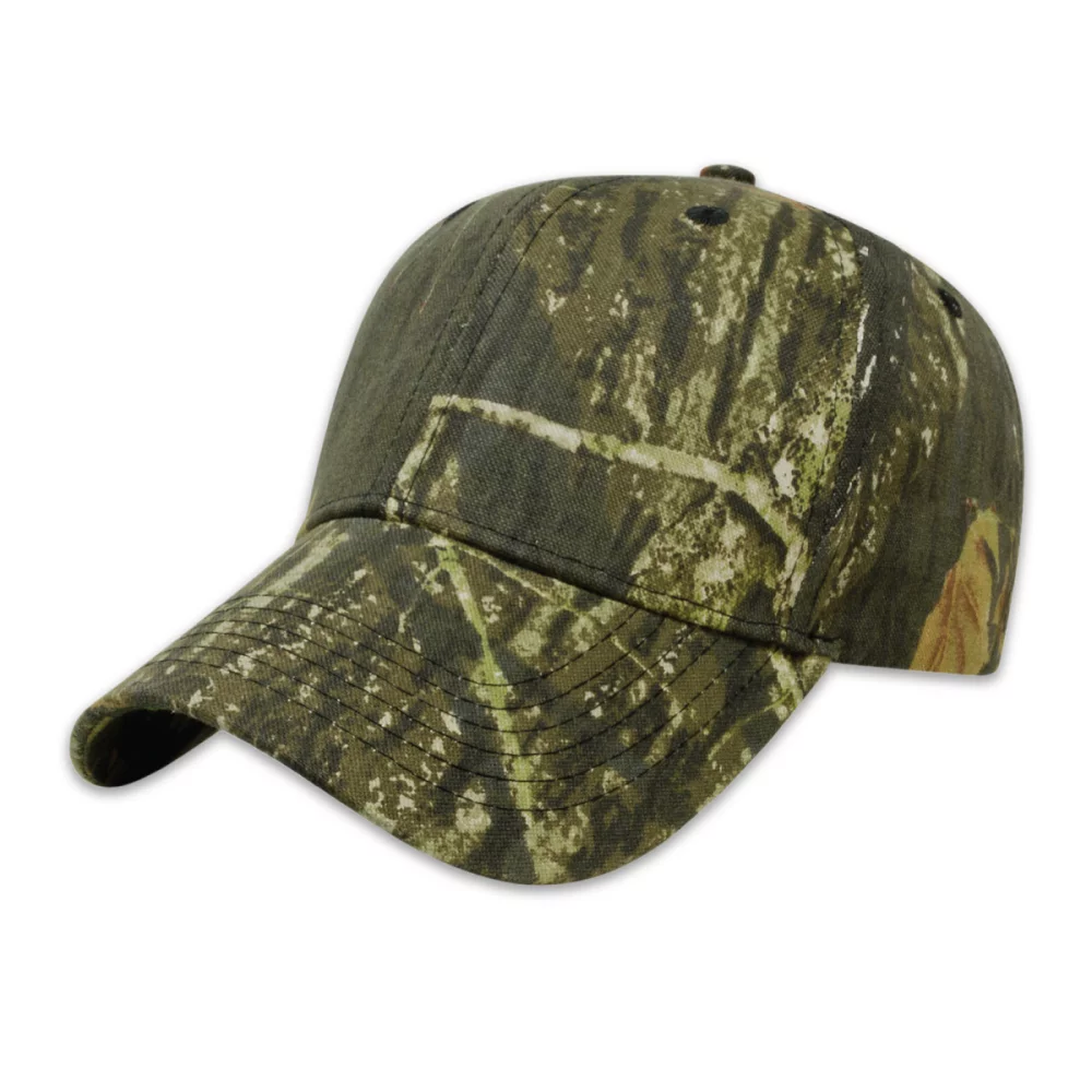 Casquette à six panneaux camouflage
