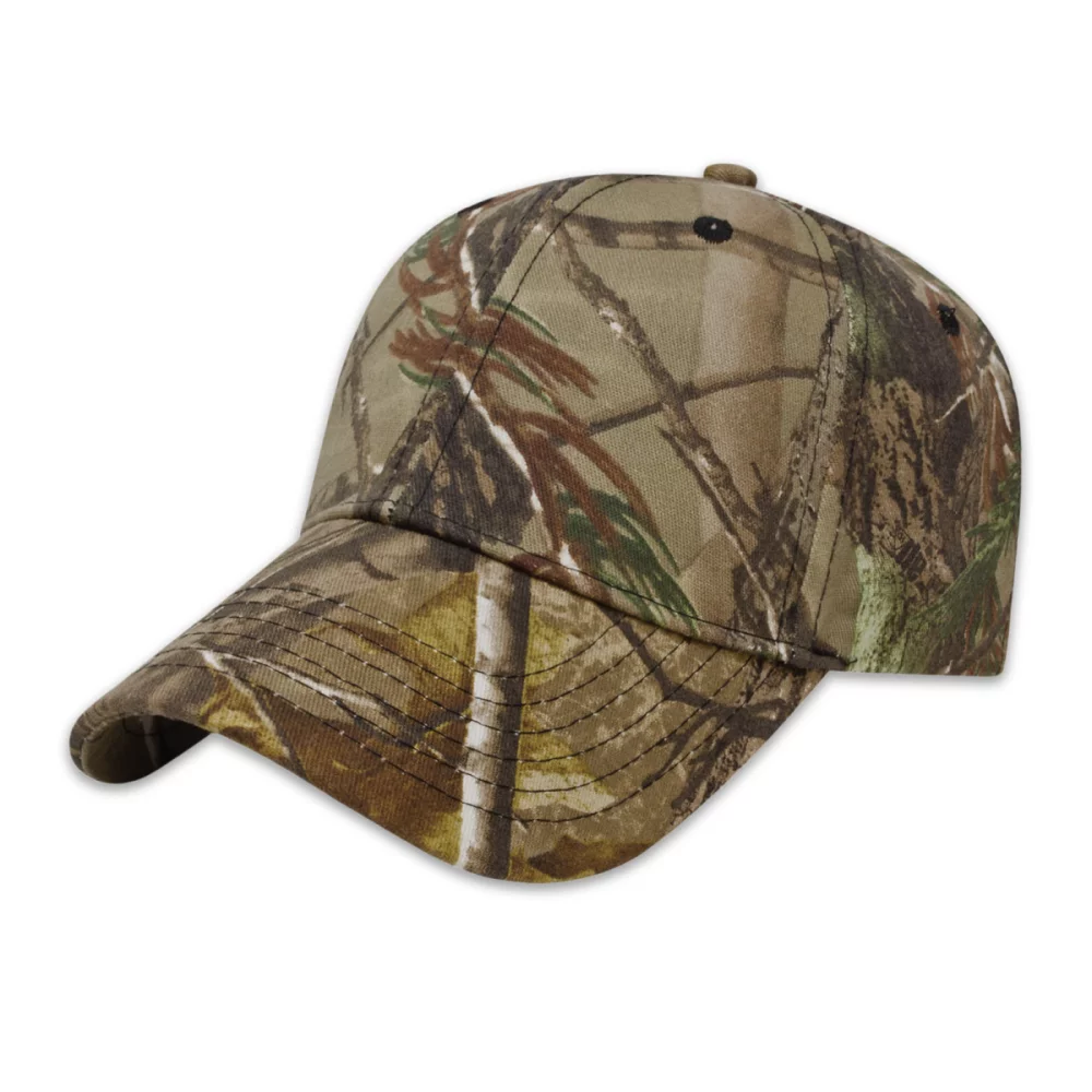 Casquette à six panneaux camouflage