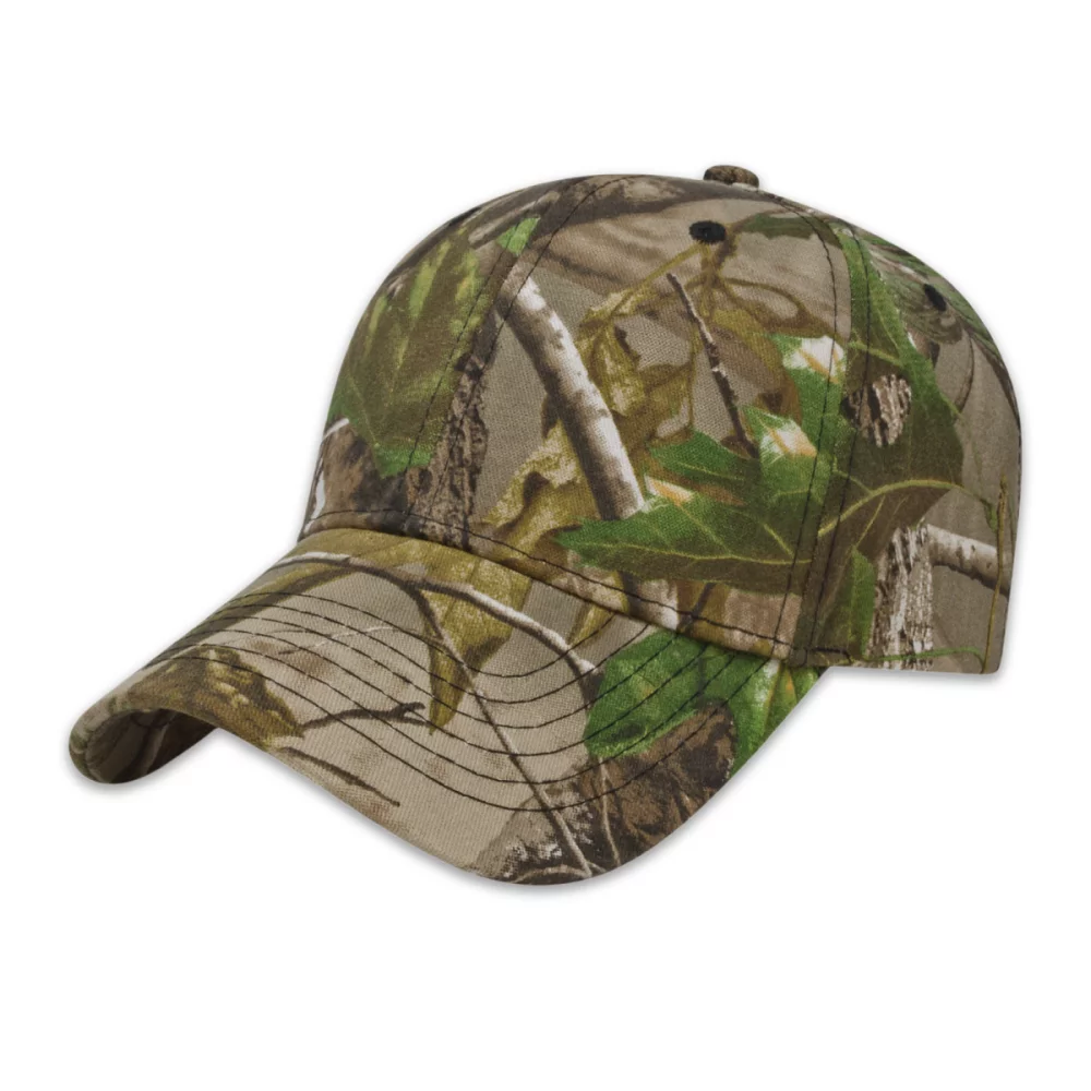 Casquette à six panneaux camouflage
