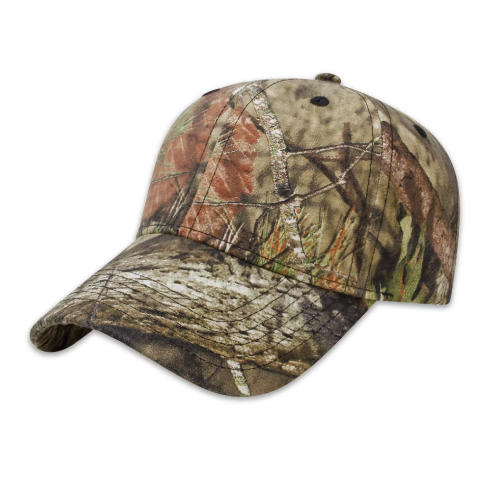 Casquette à six panneaux camouflage