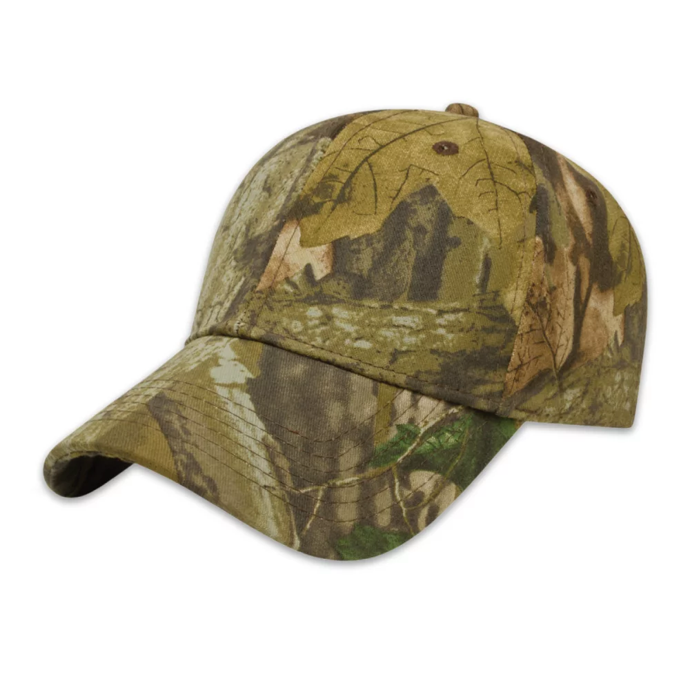 Casquette à six panneaux camouflage