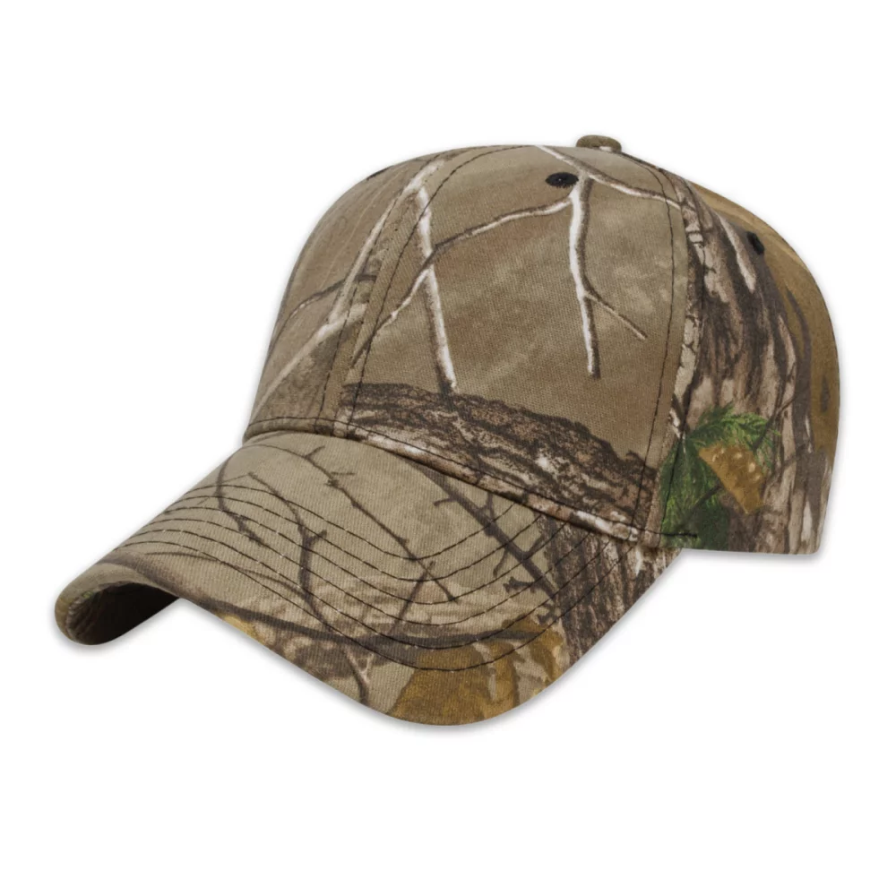 Casquette à six panneaux camouflage