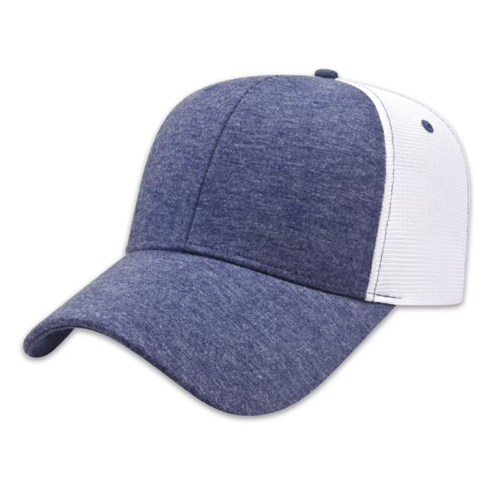 Casquette en jersey de coton avec dos en maille haute technologie