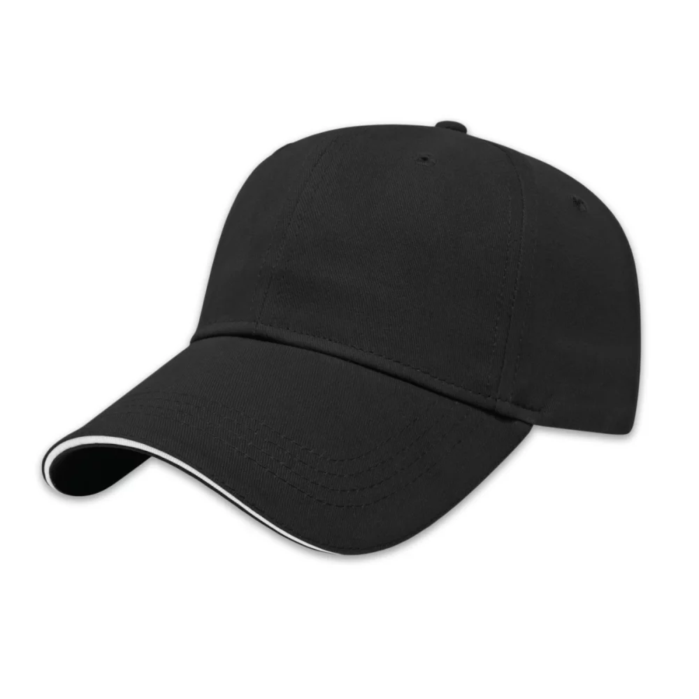 Casquette à visière sandwich avec six panneaux