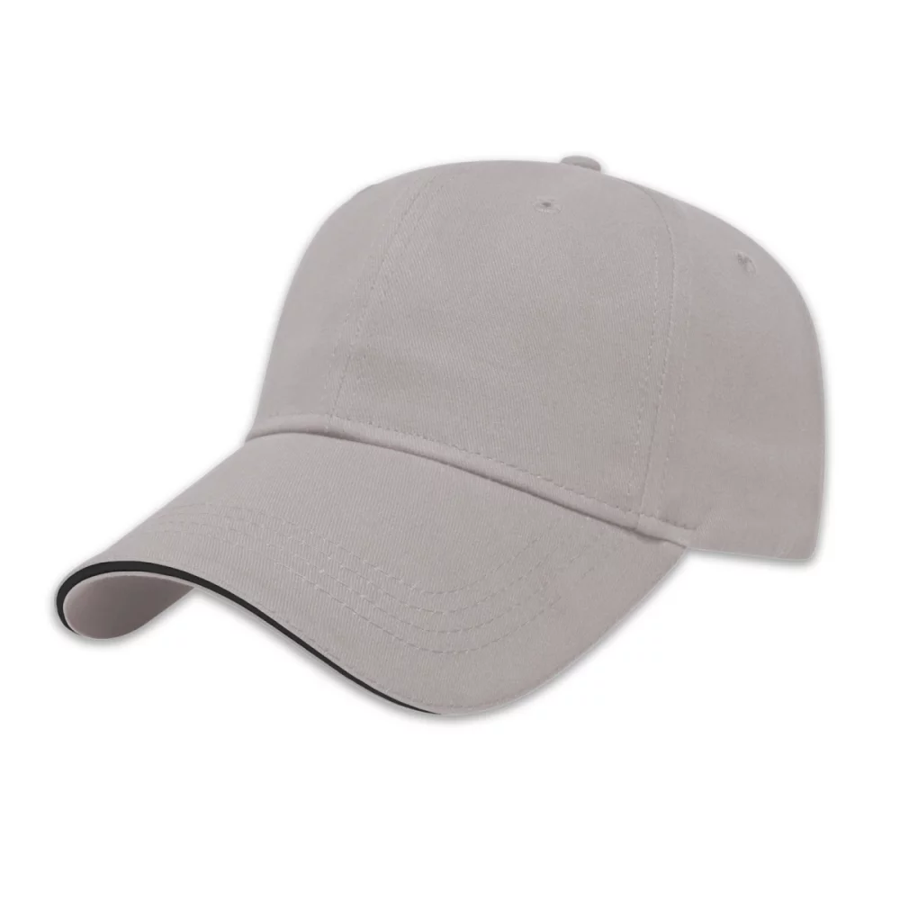 Casquette à visière sandwich avec six panneaux