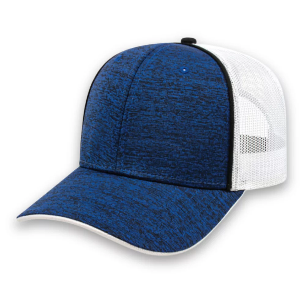Poly-Spandex Blend w/Piping Trucker Mesh Cap
