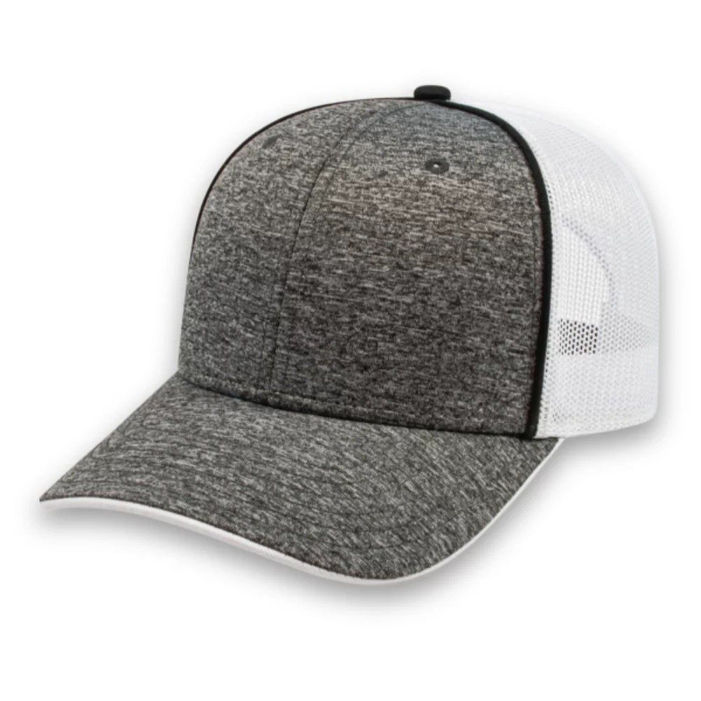 Poly-Spandex Blend w/Piping Trucker Mesh Cap