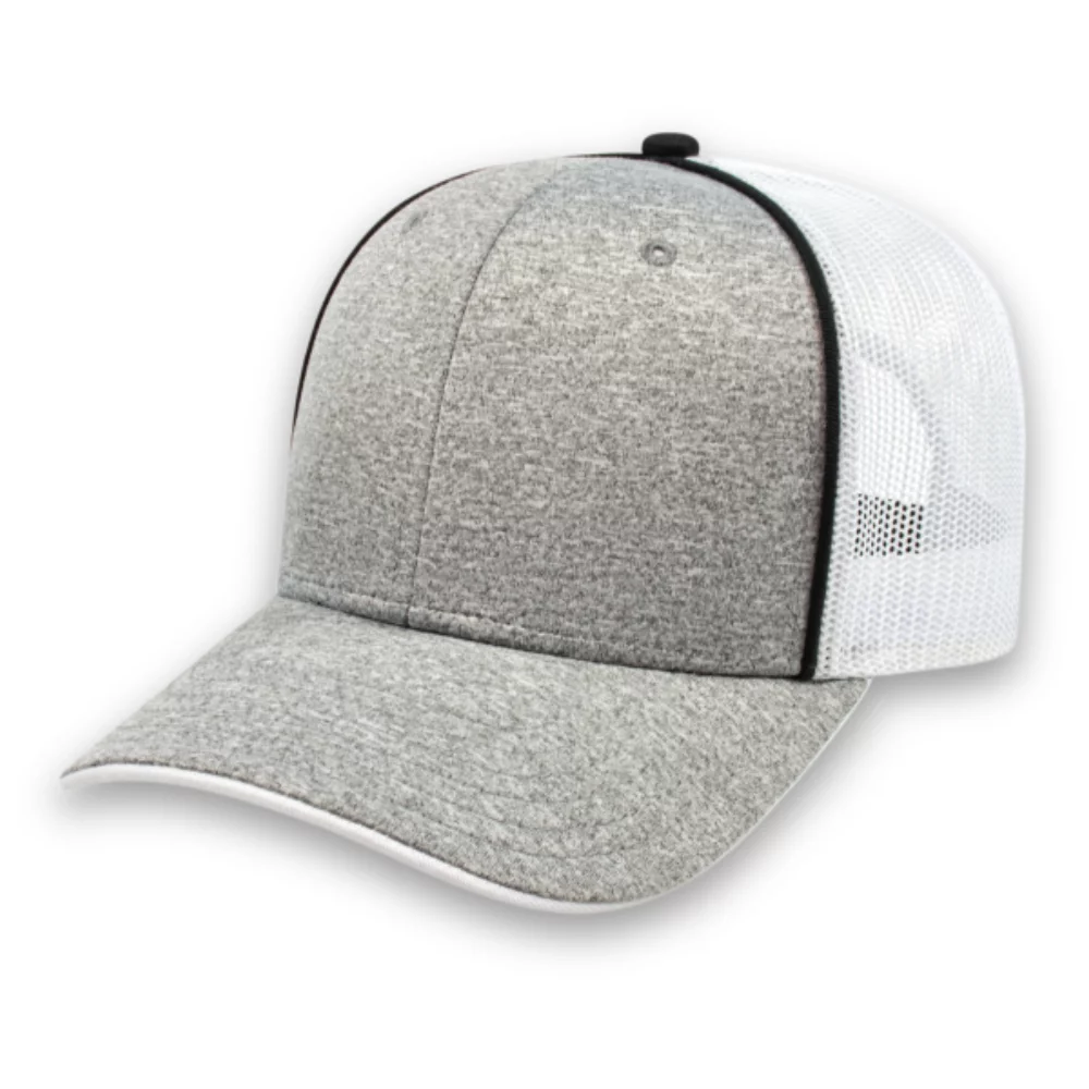 Poly-Spandex Blend w/Piping Trucker Mesh Cap