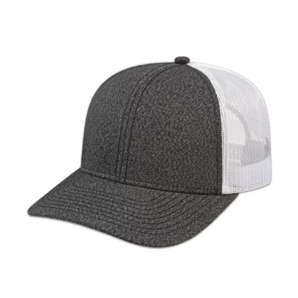 Casquette Premium Mélange Trucker avec filet à l'arrière