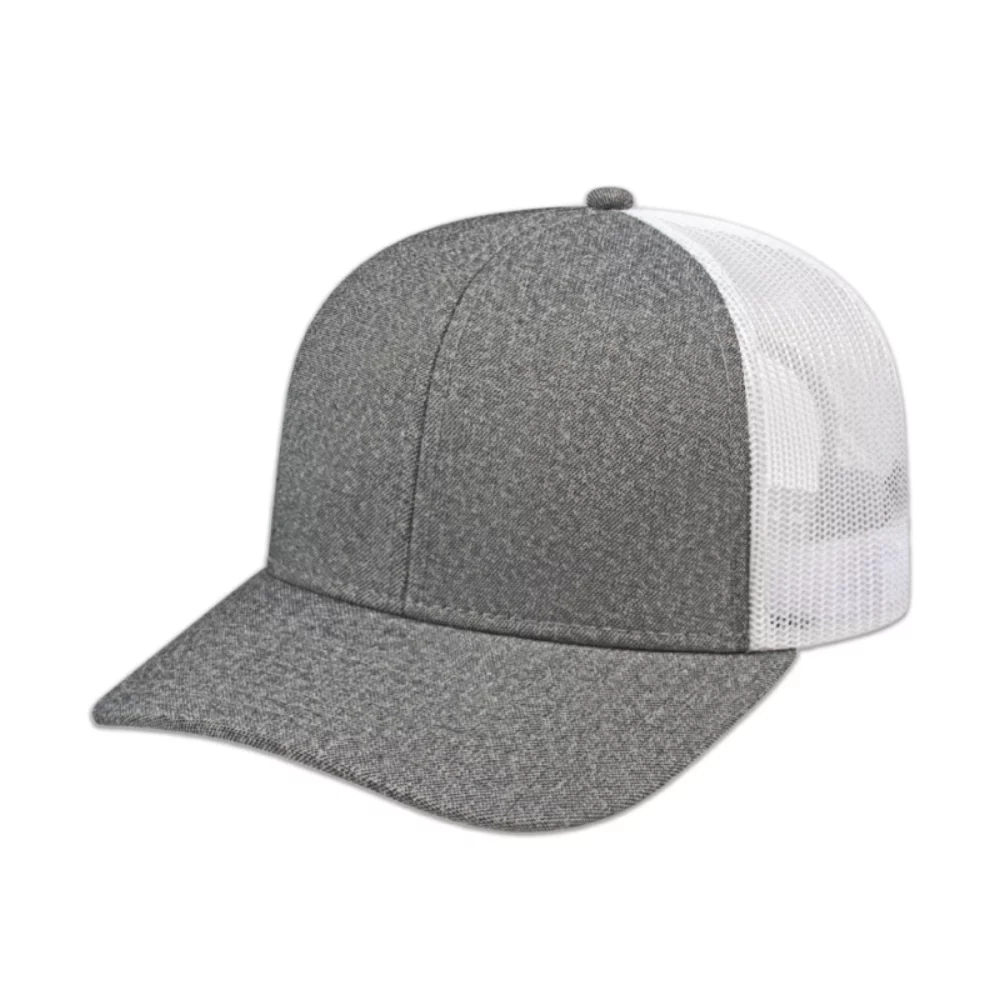Casquette Premium Mélange Trucker avec filet à l'arrière