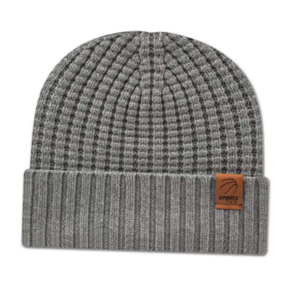 Tricot gaufre premium avec bord-côte