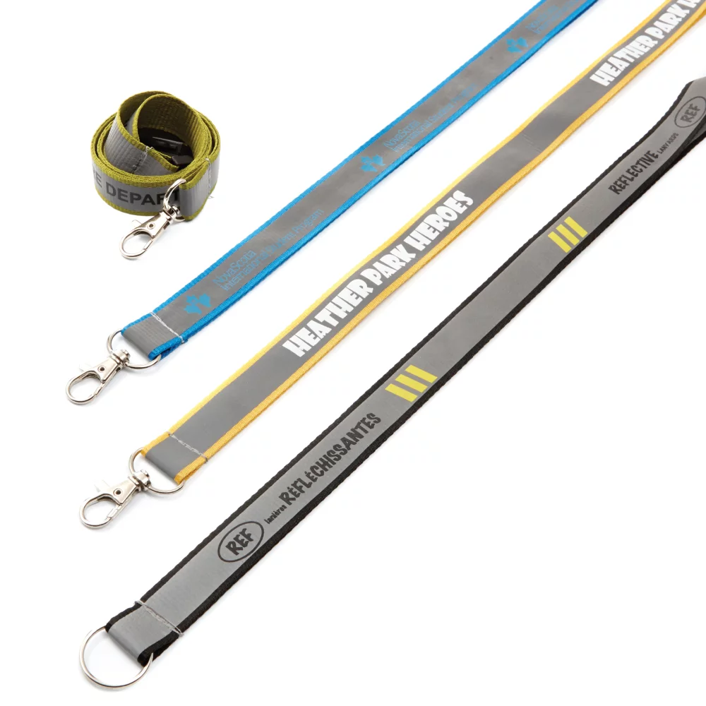 Polyester Reflective Lanyards